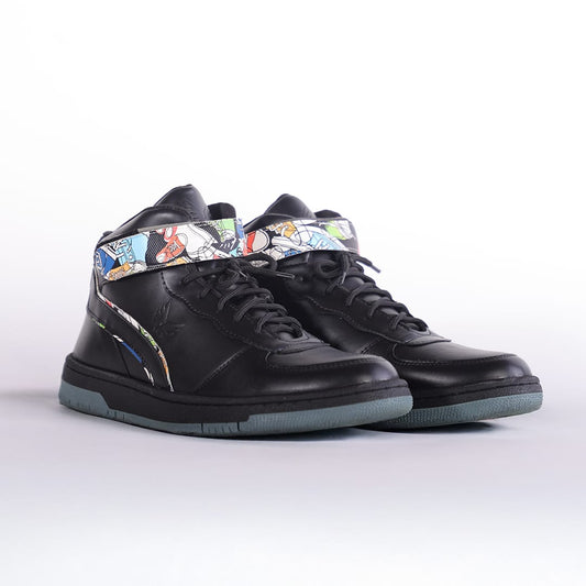 Black Cartoon Sneakers